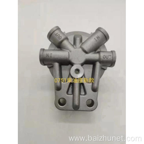 Straight pin cast steel diesel engine base